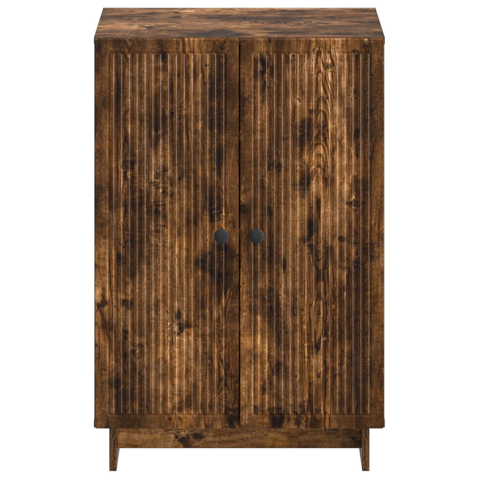 Schoenenkast EDE 59,5 x 39,5 x 90 cm Bewerkt hout Gerookt eiken