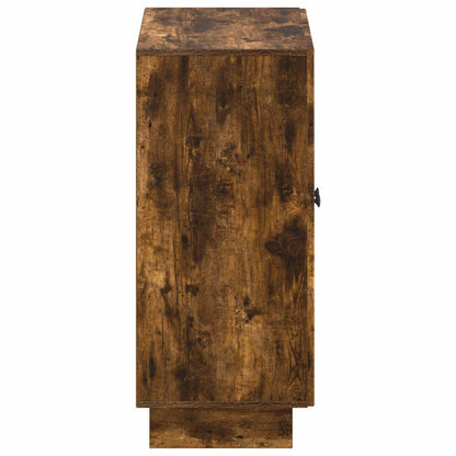 Schoenenkast EDE 59,5 x 39,5 x 90 cm Bewerkt hout Gerookt eiken