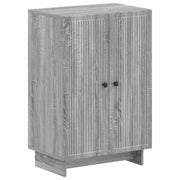 Schoenenkast 60x40x90 cm bewerkt hout grijs
