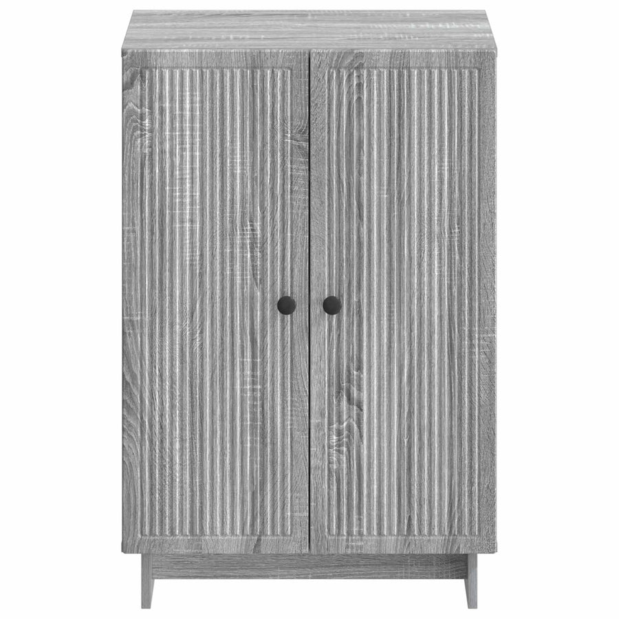 Schoenenkast EDE 59,5 x 39,5 x 90 cm Bewerkt hout Grijs Sonoma