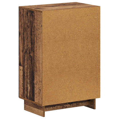 Schoenenkast EDE 59,5 x 39,5 x 90 cm Bewerkt hout Oud hout