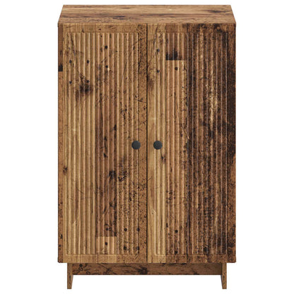 Schoenenkast EDE 59,5 x 39,5 x 90 cm Bewerkt hout Oud hout
