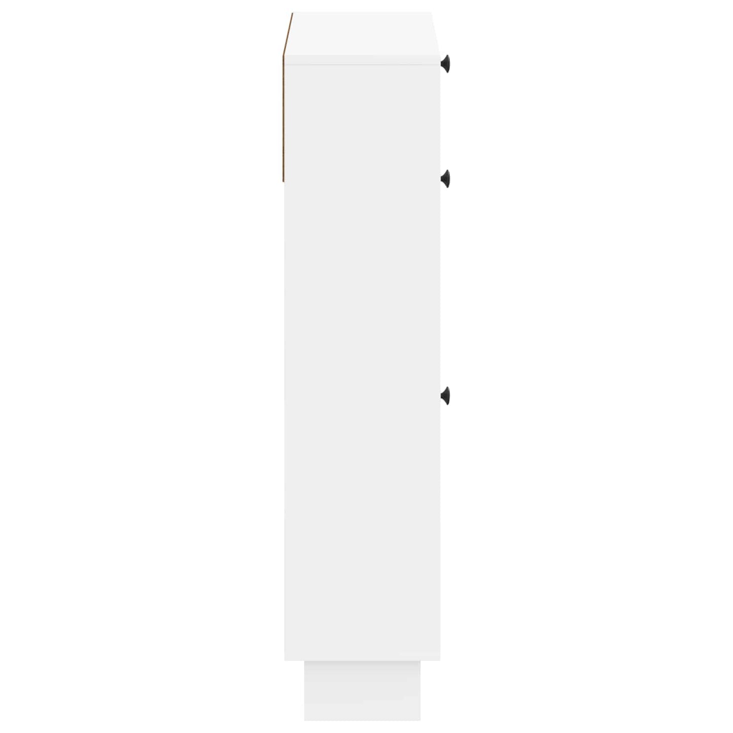 Schoenenkast EDE 78 x 24 x 103 cm Bewerkt hout Wit