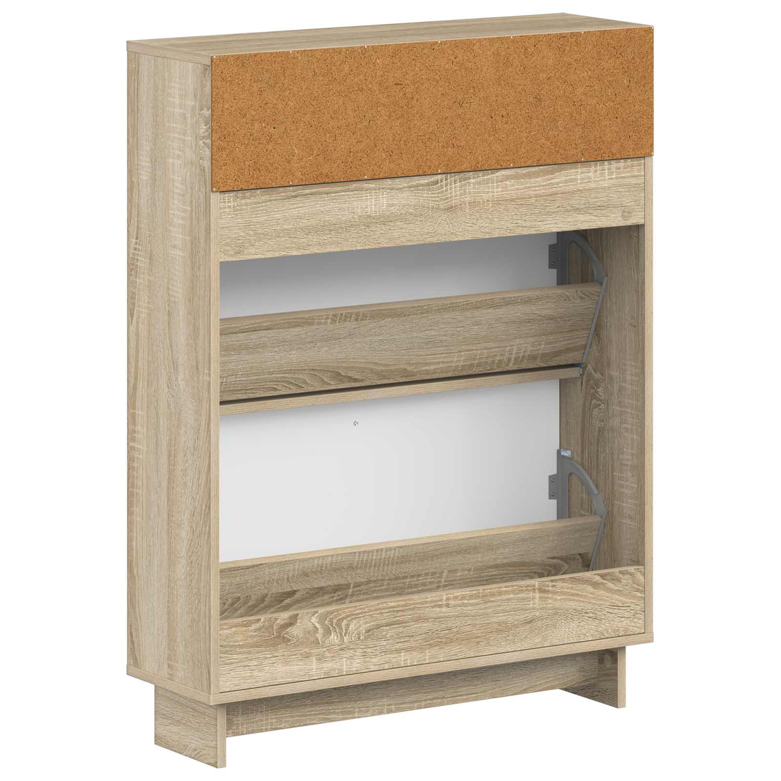Schoenenkast EDE 78 x 24 x 103 cm Bewerkt hout Sonoma Eiken