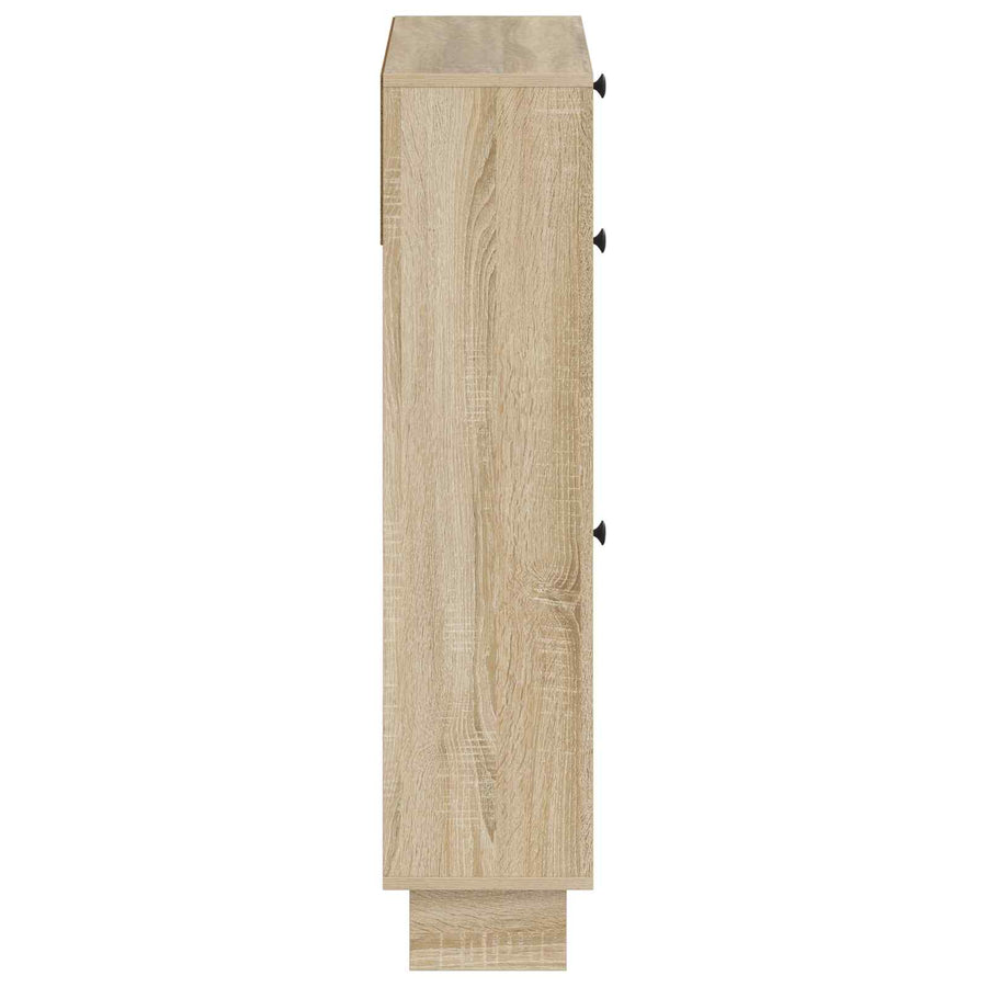Schoenenkast EDE 78 x 24 x 103 cm Bewerkt hout Sonoma Eiken