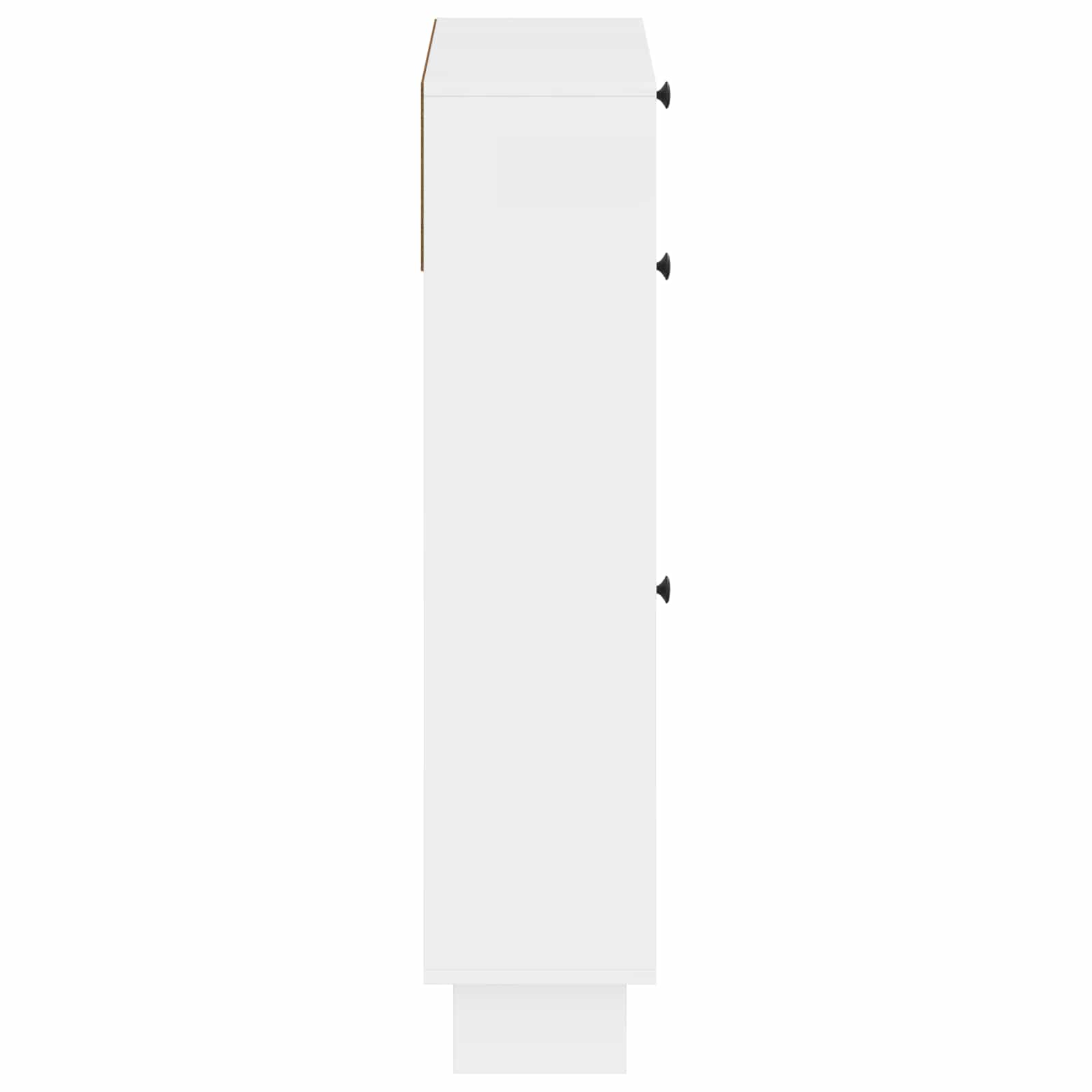 Schoenenkast EDE 78 x 24 x 103 cm Bewerkt hout Hoogglans Wit