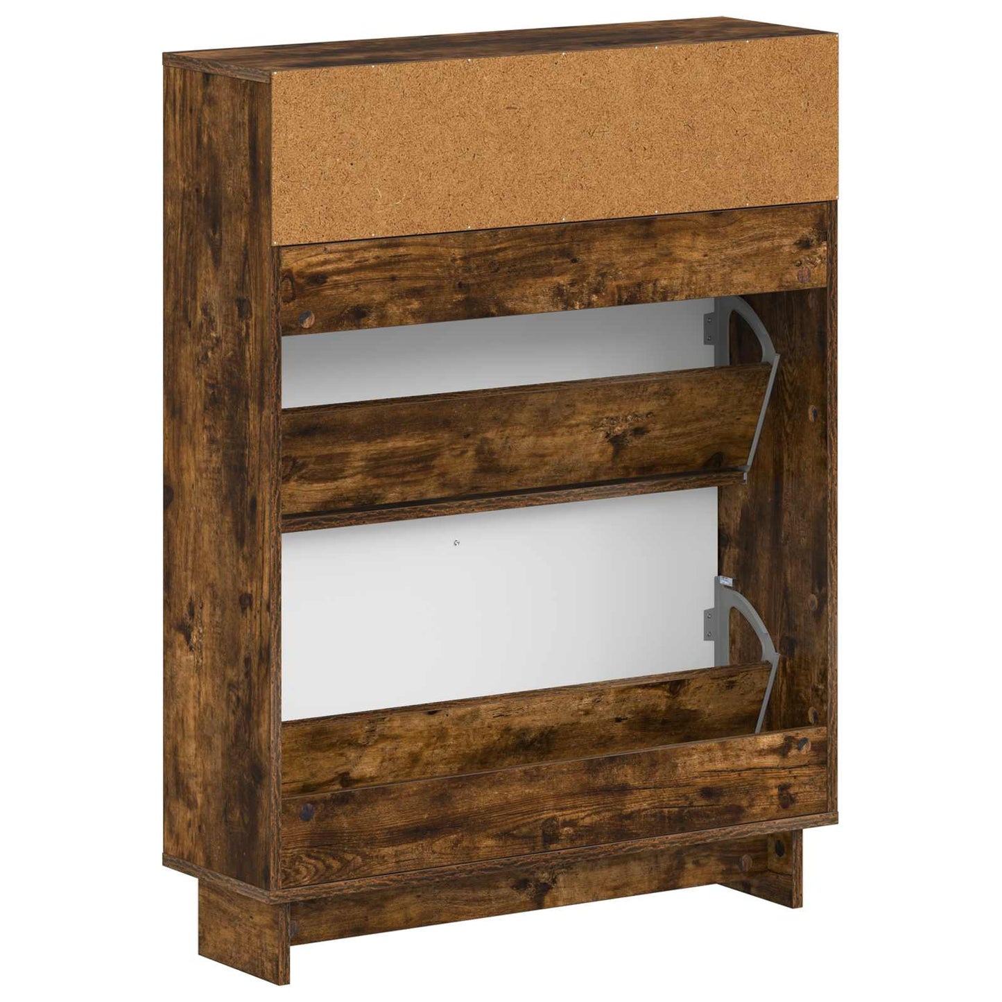 Schoenenkast EDE 78 x 24 x 103 cm Bewerkt hout Gerookt eiken