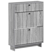 Schoenenkast 78x24x103 cm grijs Sonoma bewerkt hout