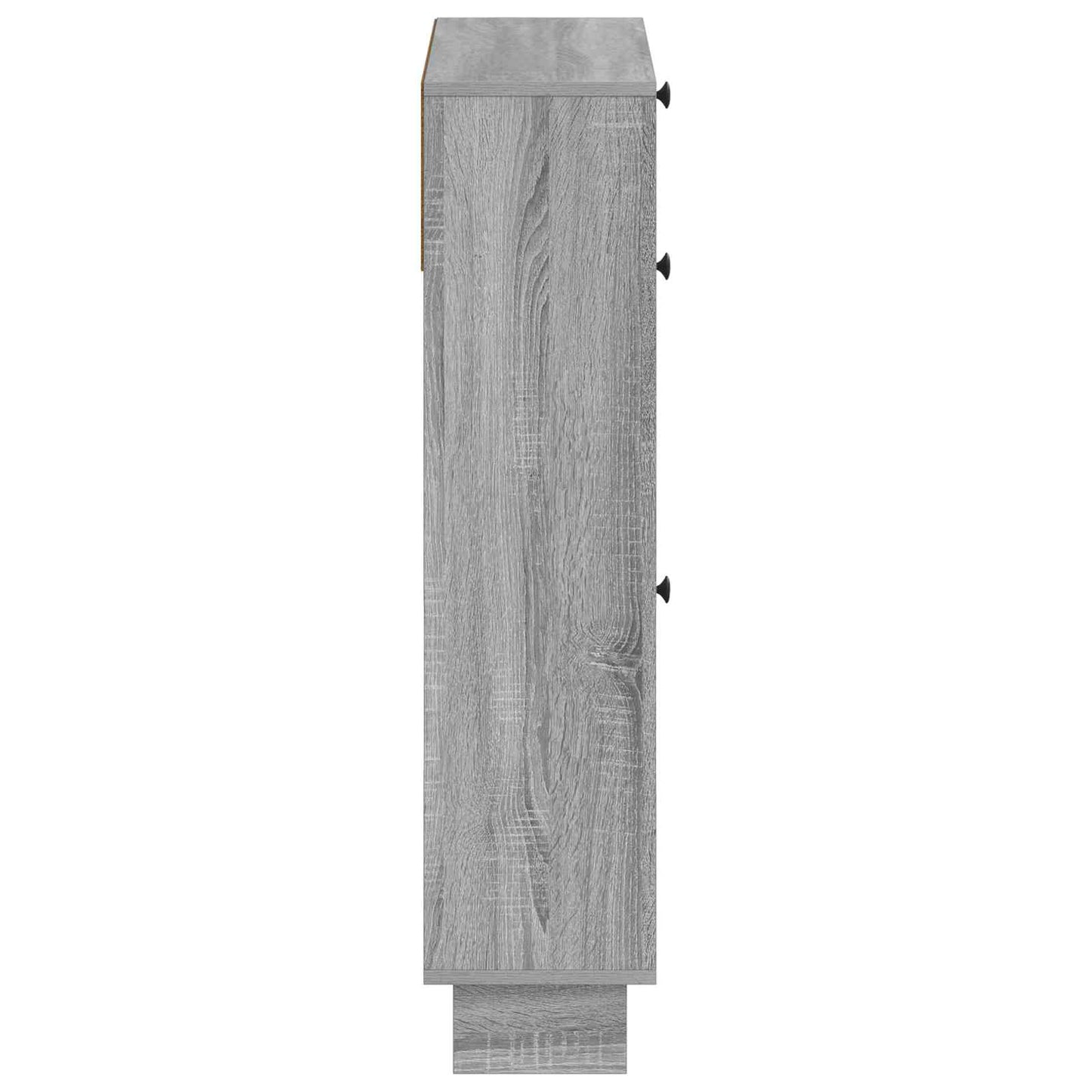 Schoenenkast EDE 78 x 24 x 103 cm Bewerkt hout Grijs Sonoma