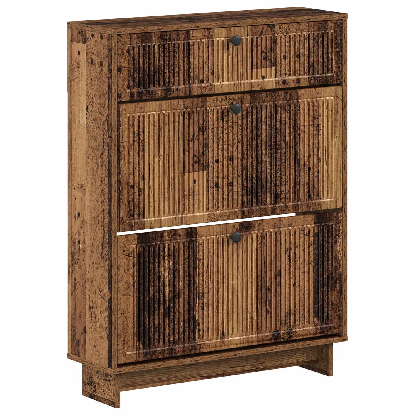 Schoenenkast EDE 78 x 24 x 103 cm Bewerkt hout Oud hout