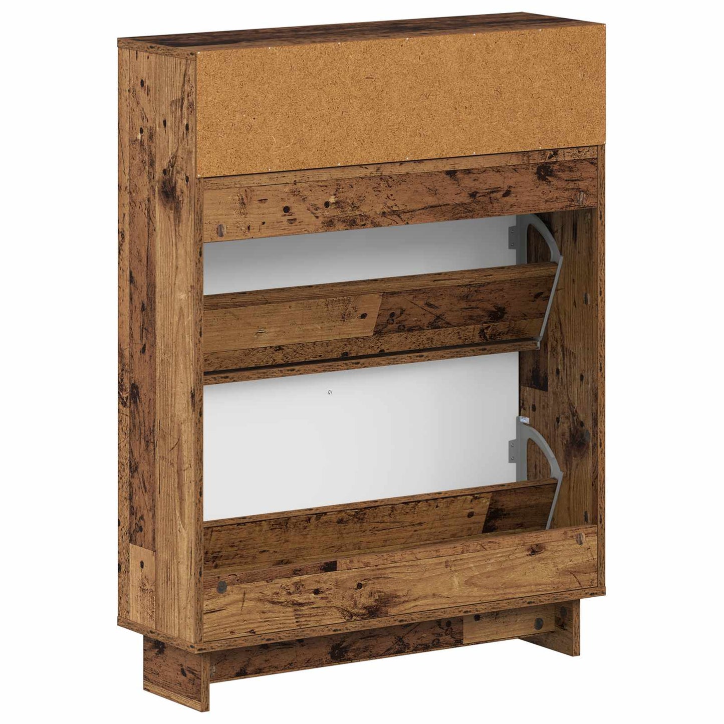 Schoenenkast EDE 78 x 24 x 103 cm Bewerkt hout Oud hout