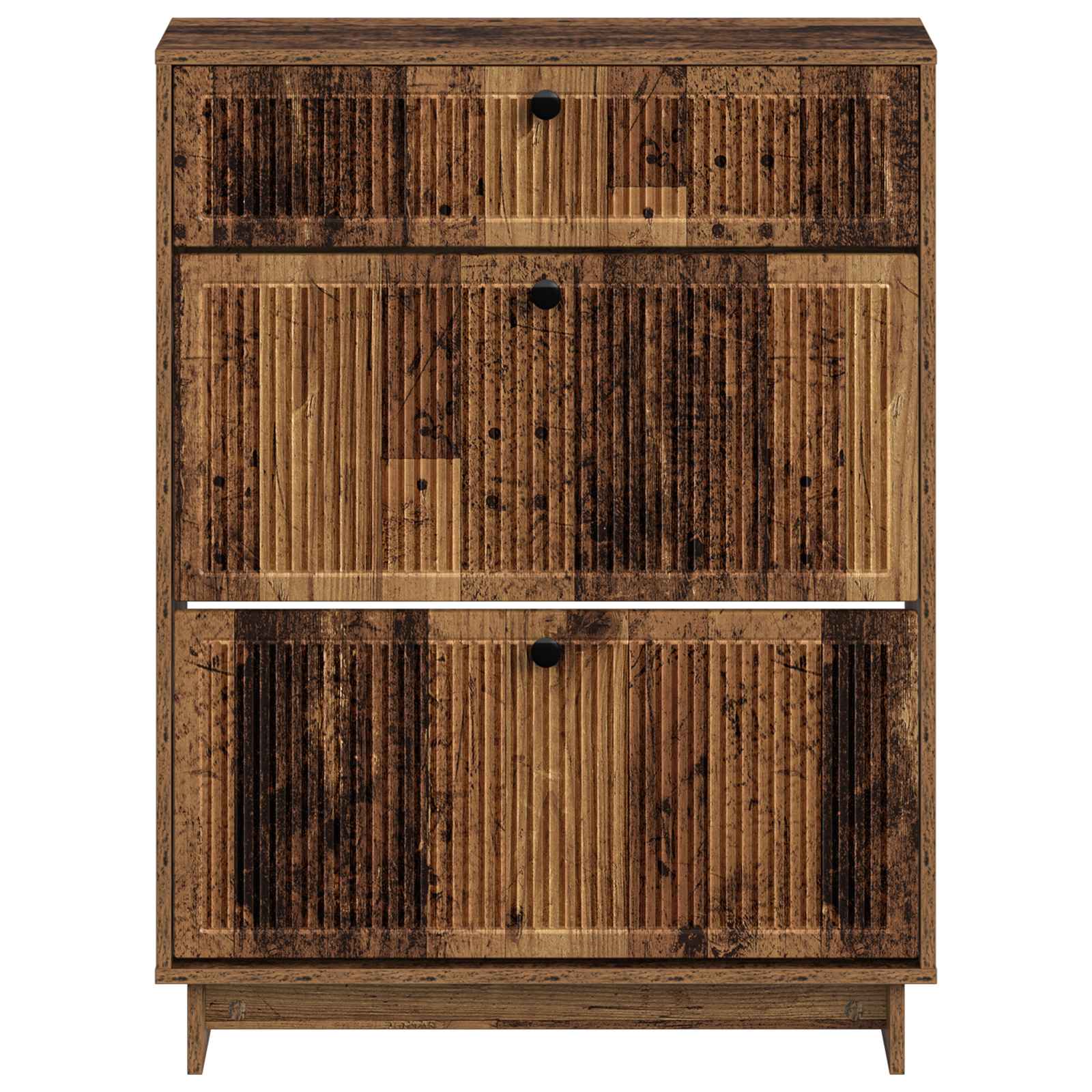 Schoenenkast EDE 78 x 24 x 103 cm Bewerkt hout Oud hout