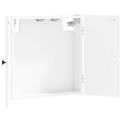 Dartbord Kabinet EDE Wit 52,5 x 10,5 x 53,5 cm Bewerkt hout