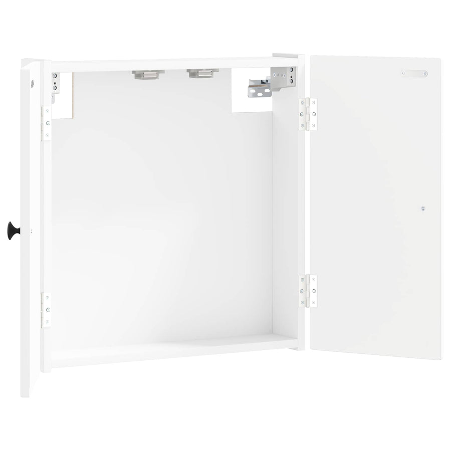 Dartbord Kabinet EDE Wit 52,5 x 10,5 x 53,5 cm Bewerkt hout
