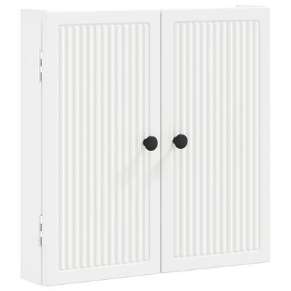 Dartbord Kabinet EDE Wit 52,5 x 10,5 x 53,5 cm Bewerkt hout