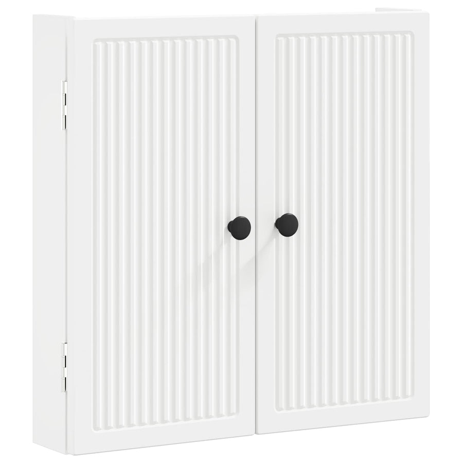 Dartbord Kabinet EDE Wit 52,5 x 10,5 x 53,5 cm Bewerkt hout