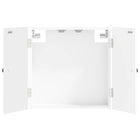 Dartbord Kabinet EDE Wit 52,5 x 10,5 x 53,5 cm Bewerkt hout