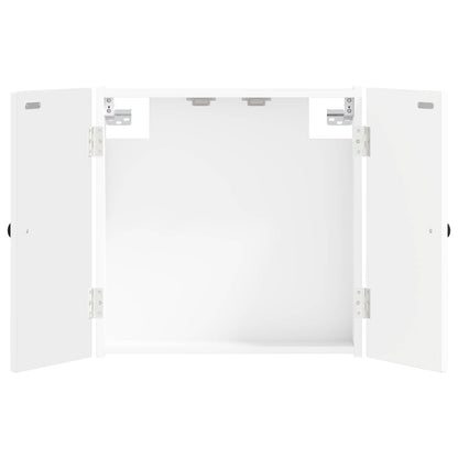 Dartbord Kabinet EDE Wit 52,5 x 10,5 x 53,5 cm Bewerkt hout