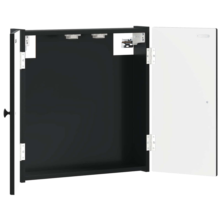 Dartbord Kabinet EDE Zwart 52,5 x 10,5 x 53,5 cm Bewerkt hout