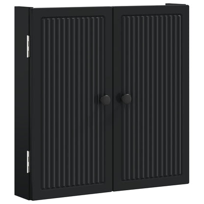 Dartbord Kabinet EDE Zwart 52,5 x 10,5 x 53,5 cm Bewerkt hout