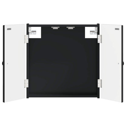 Dartbord Kabinet EDE Zwart 52,5 x 10,5 x 53,5 cm Bewerkt hout