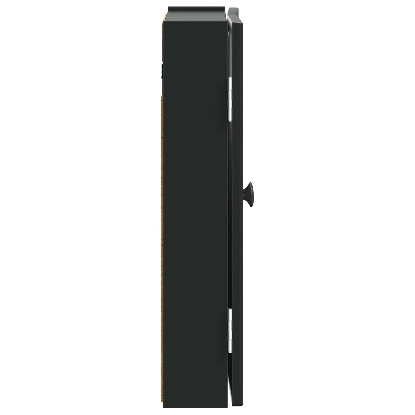 Dartbord Kabinet EDE Zwart 52,5 x 10,5 x 53,5 cm Bewerkt hout