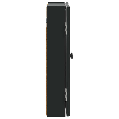 Dartbord Kabinet EDE Zwart 52,5 x 10,5 x 53,5 cm Bewerkt hout