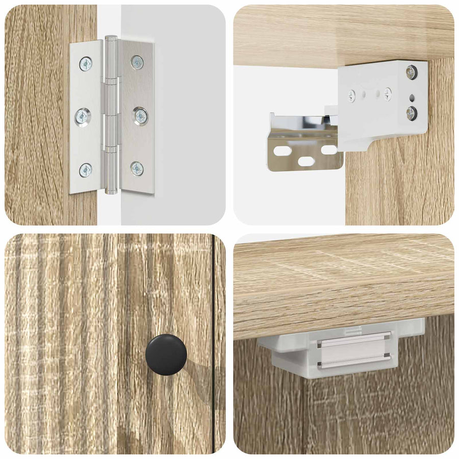 Dartbord Kabinet EDE Sonoma Eiken 52,5 x 10,5 x 53,5 cm
