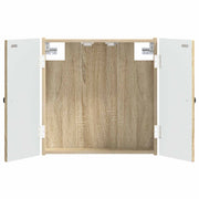 Dartbordkast 52,5x10,5x53,5 cm sonoma eiken