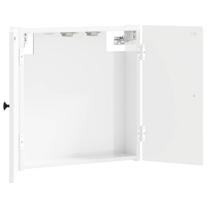 Dartbord Kabinet EDE Hoogglans Wit 52,5 x 10,5 x 53,5 cm