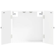 Dartbord kabinet 52,5x10,5x53,5 cm hoogglans wit