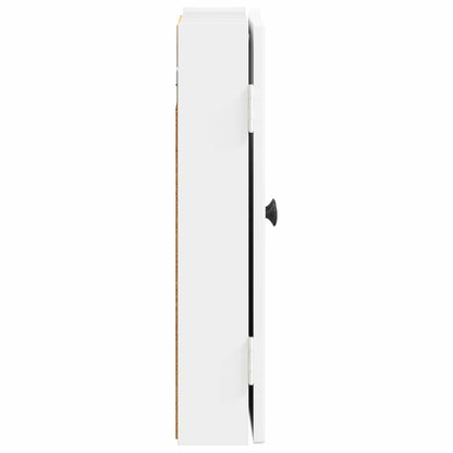 Dartbord Kabinet EDE Hoogglans Wit 52,5 x 10,5 x 53,5 cm