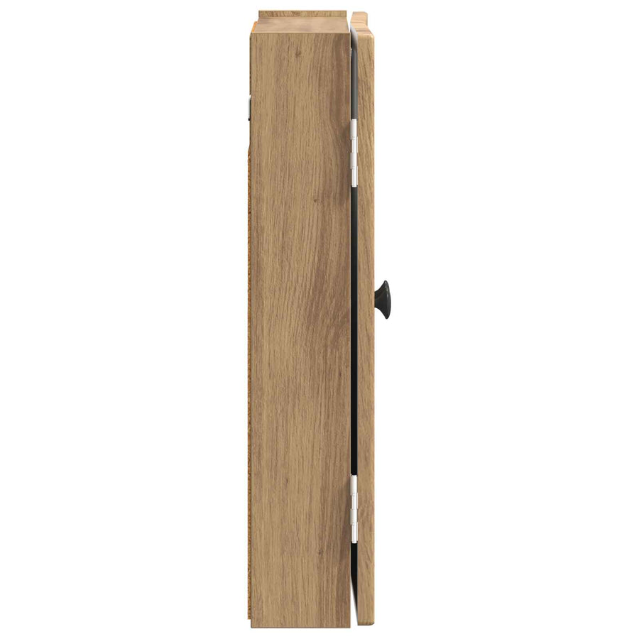 Dartbord Kabinet EDE Artisanaal eiken 52,5 x 10,5 x 53,5 cm