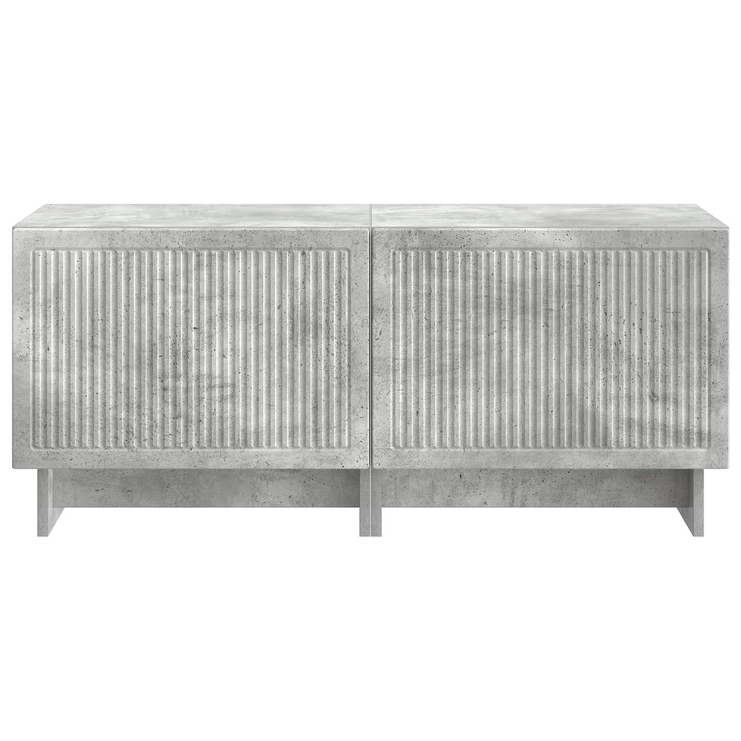 Tv-meubel Betongrijs Bewerkt hout