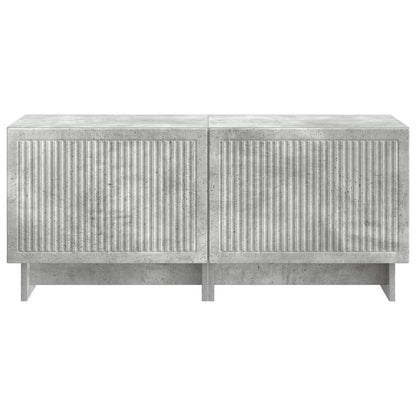 Tv-meubel Betongrijs Bewerkt hout