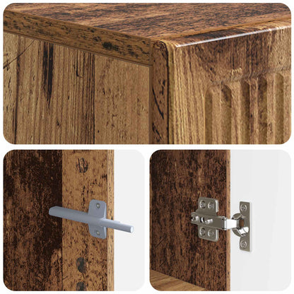 Tv-meubel Oud hout Bewerkt hout