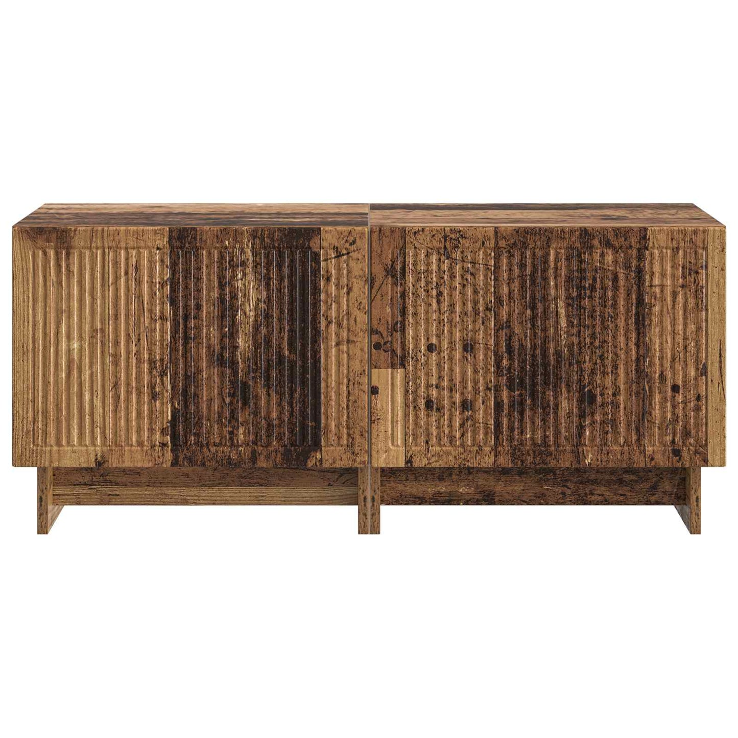 Tv-meubel Oud hout Bewerkt hout