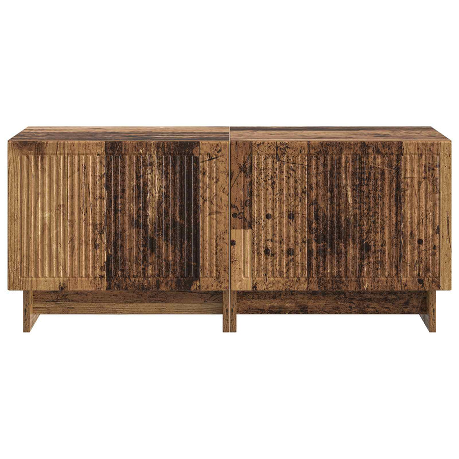 Tv-meubel Oud hout Bewerkt hout