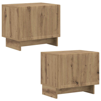 Tv-meubel Artisanaal eiken Bewerkt hout