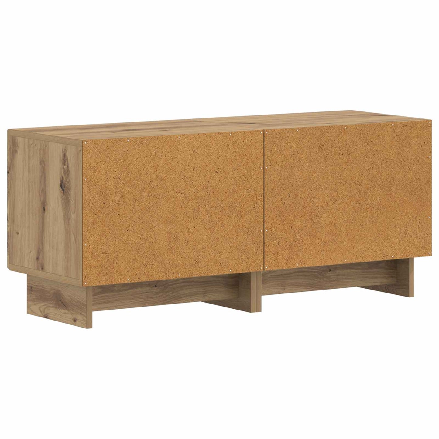 Tv-meubel Artisanaal eiken Bewerkt hout
