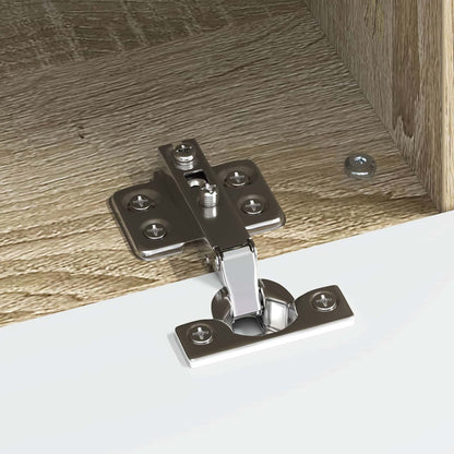 LED tv-meubel Sonoma Eiken Bewerkt hout