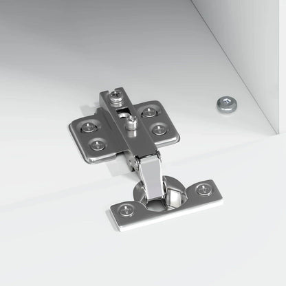LED tv-meubel Hoogglans Wit Bewerkt hout