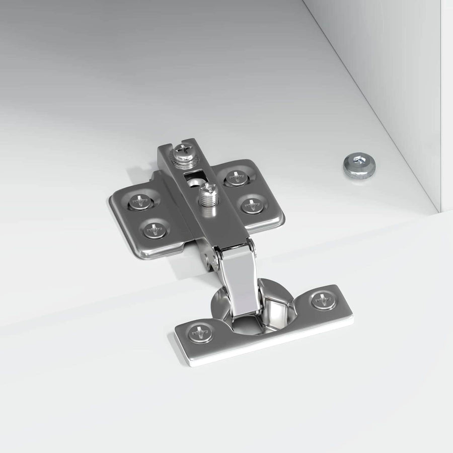 LED tv-meubel Hoogglans Wit Bewerkt hout