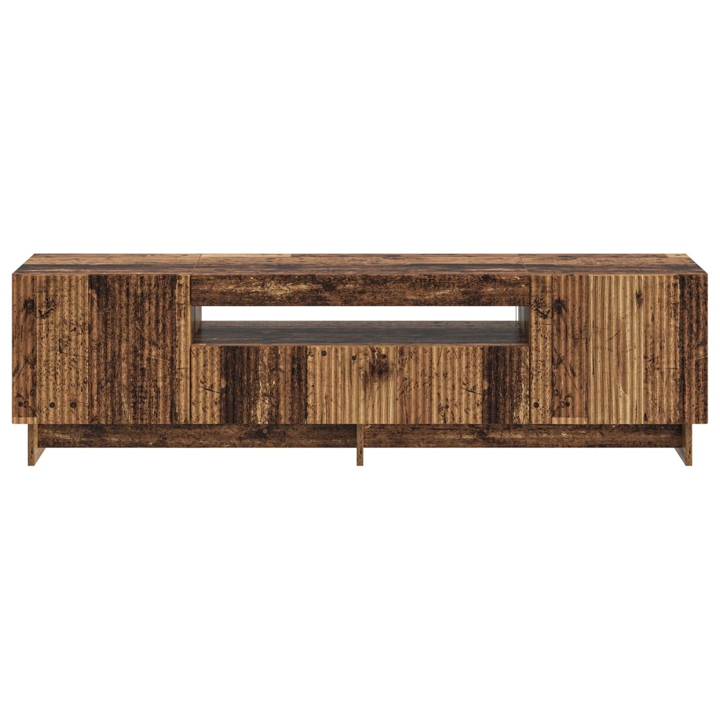 LED tv-meubel Oud hout Bewerkt hout