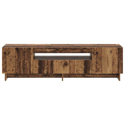 LED tv-meubel Oud hout Bewerkt hout