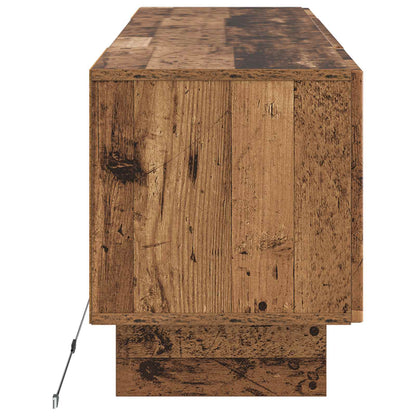 LED tv-meubel Oud hout Bewerkt hout