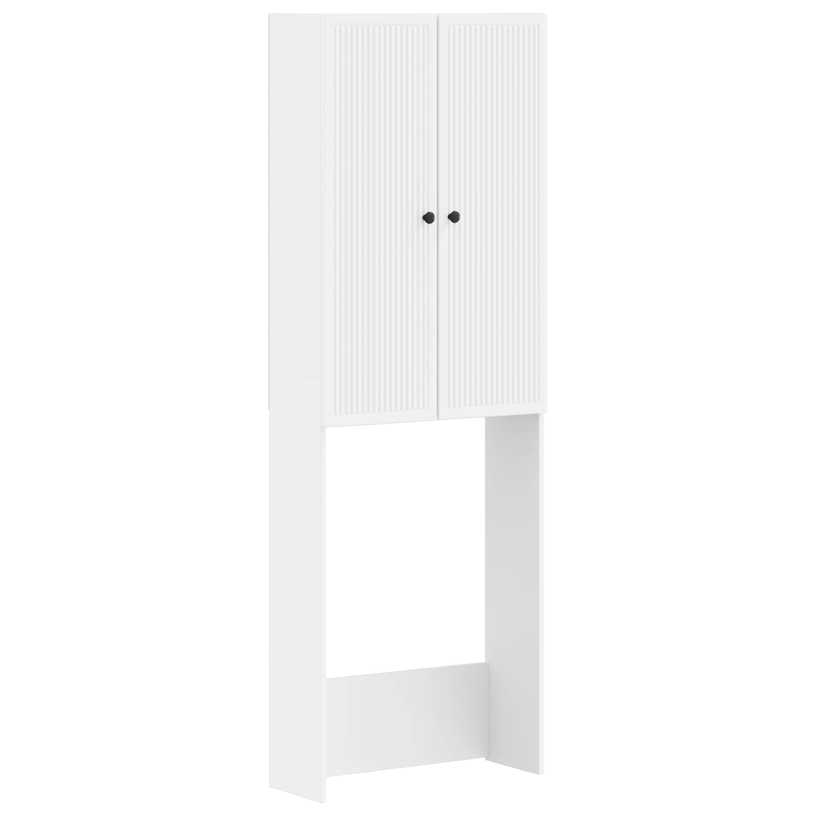 Toiletkast EDE Wit 66 x 25,5 x 190 cm Bewerkt hout