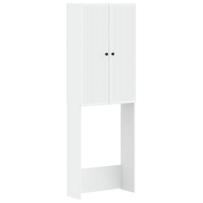 Toiletkast EDE Wit 66 x 25,5 x 190 cm Bewerkt hout