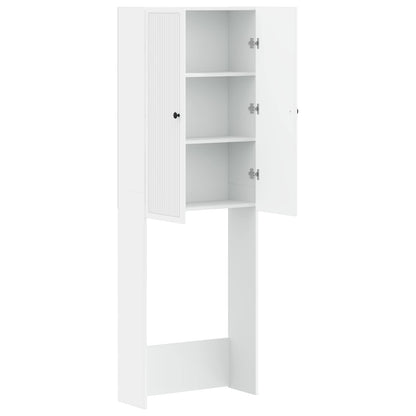 Toiletkast EDE Wit 66 x 25,5 x 190 cm Bewerkt hout