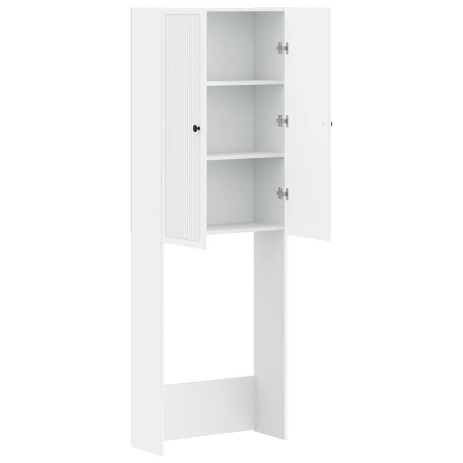 Toiletkast EDE Wit 66 x 25,5 x 190 cm Bewerkt hout